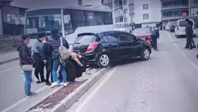 El Freni Kazası: Sürücü Yaralandı